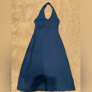 Blue Patagonia halter dress SMALL